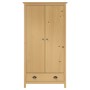 Armario de 2 puertas Hill madera maciza pino 89x50x170cm en Armarios roperos | Comprar online en Foru.es