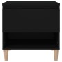 Mesitas de noche 2 uds contrachapada negro 50x46x50 cm de vidaXL, Mesitas de noche - Ref: Foro24-819535, Precio: 64,14 €, Des...