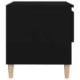 Mesitas de noche 2 uds contrachapada negro 50x46x50 cm de vidaXL, Mesitas de noche - Ref: Foro24-819535, Precio: 63,61 €, Des...