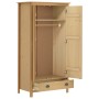 Armario de 2 puertas Hill madera maciza pino 89x50x170cm en Armarios roperos | Comprar online en Foru.es