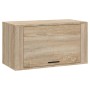 Mueble zapatero pared contrachapada roble Sonoma 70x35x38 cm de vidaXL, Zapateros y organizadores de calzado - Ref: Foro24-82...