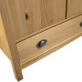 Armario de 2 puertas Hill madera maciza pino 89x50x170cm en Armarios roperos | Comprar online en Foru.es