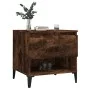 Mesas auxiliares 2 uds contrachapada roble ahumado 50x46x50 cm de vidaXL, Mesas auxiliares - Ref: Foro24-819559, Precio: 76,7...