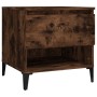 Mesas auxiliares 2 uds contrachapada roble ahumado 50x46x50 cm de vidaXL, Mesas auxiliares - Ref: Foro24-819559, Precio: 77,5...