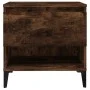 Side tables 2 units smoked oak plywood 50x46x50 cm by vidaXL, Side tables - Ref: Foro24-819559, Price: 76,77 €, Discount: %