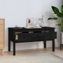 Mesa de centro de madera maciza de pino negra 102x49x55 cm de vidaXL, Mesas de centro - Ref: Foro24-820945, Precio: 105,06 €,...