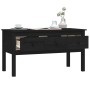 Mesa de centro de madera maciza de pino negra 102x49x55 cm de vidaXL, Mesas de centro - Ref: Foro24-820945, Precio: 105,06 €,...