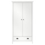 Armario de 2 puertas Hill madera maciza pino blanco 89x50x170cm en Armarios roperos | Comprar online en Foru.es