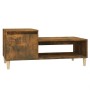 Mesa de centro madera contrachapada roble ahumado 100x50x45 cm de vidaXL, Mesas de centro - Ref: Foro24-821129, Precio: 53,36...