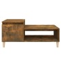 Mesa de centro madera contrachapada roble ahumado 100x50x45 cm de vidaXL, Mesas de centro - Ref: Foro24-821129, Precio: 53,36...