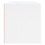 Mueble zapatero pared madera contrachapada blanco 100x35x38 cm de vidaXL, Zapateros y organizadores de calzado - Ref: Foro24-...