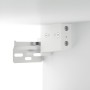 Mueble zapatero pared madera contrachapada blanco 100x35x38 cm de vidaXL, Zapateros y organizadores de calzado - Ref: Foro24-...