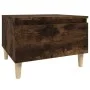 Mesa auxiliar madera contrachapada roble ahumado 50x46x35 cm de vidaXL, Mesas auxiliares - Ref: Foro24-819510, Precio: 36,61 ...