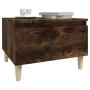 Mesa auxiliar madera contrachapada roble ahumado 50x46x35 cm de vidaXL, Mesas auxiliares - Ref: Foro24-819510, Precio: 36,61 ...