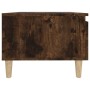 Mesa auxiliar madera contrachapada roble ahumado 50x46x35 cm de vidaXL, Mesas auxiliares - Ref: Foro24-819510, Precio: 36,99 ...