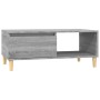 Mesa de centro madera contrachapada gris Sonoma 90x50x36,5 cm de vidaXL, Mesas de centro - Ref: Foro24-821050, Precio: 74,35 ...