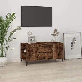 Mueble de TV madera contrachapada roble ahumado 102x44,5x50 cm de vidaXL, Muebles TV - Ref: Foro24-819609, Precio: 71,67 €, D...