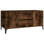 Mueble de TV madera contrachapada roble ahumado 102x44,5x50 cm de vidaXL, Muebles TV - Ref: Foro24-819609, Precio: 72,41 €, D...