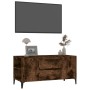 Mueble de TV madera contrachapada roble ahumado 102x44,5x50 cm de vidaXL, Muebles TV - Ref: Foro24-819609, Precio: 72,41 €, D...
