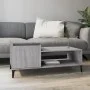 Sonoma gray plywood coffee table 100x50x45 cm by vidaXL, Coffee table - Ref: Foro24-821138, Price: 50,26 €, Discount: %