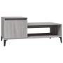 Mesa de centro madera contrachapada gris Sonoma 100x50x45 cm de vidaXL, Mesas de centro - Ref: Foro24-821138, Precio: 50,70 €...