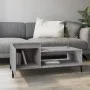 Sonoma gray plywood coffee table 100x50x45 cm by vidaXL, Coffee table - Ref: Foro24-821138, Price: 50,26 €, Discount: %