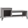 Sonoma gray plywood coffee table 100x50x45 cm by vidaXL, Coffee table - Ref: Foro24-821138, Price: 50,26 €, Discount: %