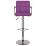 Taburetes de cocina 2 unidades cuero sintético morado en Taburetes de cocina | Comprar online en Foru.es