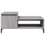 Mesa de centro madera contrachapada gris Sonoma 100x50x45 cm de vidaXL, Mesas de centro - Ref: Foro24-821138, Precio: 50,70 €...