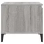 Sonoma gray plywood coffee table 100x50x45 cm by vidaXL, Coffee table - Ref: Foro24-821138, Price: 50,26 €, Discount: %