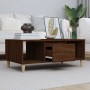 Mesa de centro madera contrachapada marrón roble 90x50x36,5 cm de vidaXL, Mesas de centro - Ref: Foro24-821067, Precio: 46,48...