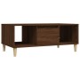 Mesa de centro madera contrachapada marrón roble 90x50x36,5 cm de vidaXL, Mesas de centro - Ref: Foro24-821067, Precio: 46,48...