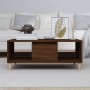 Mesa de centro madera contrachapada marrón roble 90x50x36,5 cm de vidaXL, Mesas de centro - Ref: Foro24-821067, Precio: 46,48...