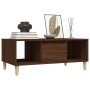 Mesa de centro madera contrachapada marrón roble 90x50x36,5 cm de vidaXL, Mesas de centro - Ref: Foro24-821067, Precio: 46,48...