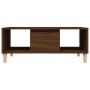 Mesa de centro madera contrachapada marrón roble 90x50x36,5 cm de vidaXL, Mesas de centro - Ref: Foro24-821067, Precio: 46,48...