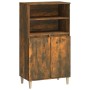 Aparador alto madera contrachapada roble ahumado 60x36x110 cm de vidaXL, Aparadores - Ref: Foro24-821225, Precio: 78,38 €, De...