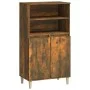 Aparador alto madera contrachapada roble ahumado 60x36x110 cm de vidaXL, Aparadores - Ref: Foro24-821225, Precio: 77,45 €, De...
