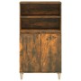 Aparador alto madera contrachapada roble ahumado 60x36x110 cm de vidaXL, Aparadores - Ref: Foro24-821225, Precio: 78,38 €, De...
