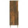 Aparador alto madera contrachapada roble ahumado 60x36x110 cm de vidaXL, Aparadores - Ref: Foro24-821225, Precio: 77,45 €, De...