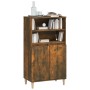 Aparador alto madera contrachapada roble ahumado 60x36x110 cm de vidaXL, Aparadores - Ref: Foro24-821225, Precio: 78,38 €, De...