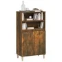 Aparador alto madera contrachapada roble ahumado 60x36x110 cm de vidaXL, Aparadores - Ref: Foro24-821225, Precio: 77,45 €, De...
