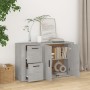 Aparador de madera contrachapada gris hormigón 100x33x59,5 cm de vidaXL, Aparadores - Ref: Foro24-821000, Precio: 108,03 €, D...