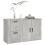 Aparador de madera contrachapada gris hormigón 100x33x59,5 cm de vidaXL, Aparadores - Ref: Foro24-821000, Precio: 108,03 €, D...