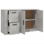 Aparador de madera contrachapada gris hormigón 100x33x59,5 cm de vidaXL, Aparadores - Ref: Foro24-821000, Precio: 108,03 €, D...