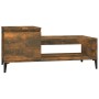 Mesa de centro madera contrachapada roble ahumado 100x50x45 cm de vidaXL, Mesas de centro - Ref: Foro24-821137, Precio: 48,84...