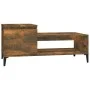 Mesa de centro madera contrachapada roble ahumado 100x50x45 cm de vidaXL, Mesas de centro - Ref: Foro24-821137, Precio: 48,42...