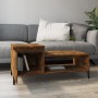Mesa de centro madera contrachapada roble ahumado 100x50x45 cm de vidaXL, Mesas de centro - Ref: Foro24-821137, Precio: 48,84...