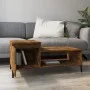 Mesa de centro madera contrachapada roble ahumado 100x50x45 cm de vidaXL, Mesas de centro - Ref: Foro24-821137, Precio: 48,42...