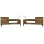 Mesa de centro madera contrachapada roble ahumado 100x50x45 cm de vidaXL, Mesas de centro - Ref: Foro24-821137, Precio: 48,42...