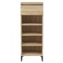 Mueble zapatero madera contrachapada roble Sonoma 40x36x105 cm de vidaXL, Zapateros y organizadores de calzado - Ref: Foro24-...